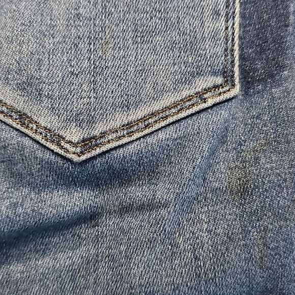 Frame Le High Raw Hem Ankle Skinny Jeans In Victoria Park - Size 25 - Picture 12 of 12